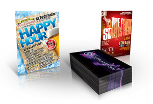 UV Coated Club Flyers